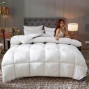 Couette de lit de 1.8m Blanc