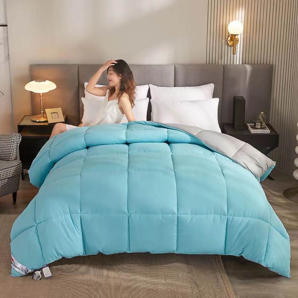 Couette de lit de 1.8m Bleu
