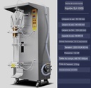 Remplissage + fermeture sachets.(eau , crème, jus , sauce liquide)
Machine de conditionnement liquide SJ-1000
 Longueur du sac : 50-150 mm 
Largeur du sac : 40-150 mm 
Largeur du film : 100-320 mm Capacité du sac : 50-500 ml 
Vitesse d'emballage: 1800 à 2150 paquets/min
Tension : 220 V/CA 50 Hz 
Puissance : 1,6 kW Taille du corps: 88*76*180cm 
Poids de l'appareil : 275 kg 
Forme de cachetage : joint arrière
D’accord 
Transport 297.250fcfa 
 65jours par bateau