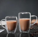 Mug double paroi 350ml lot de 4pcs