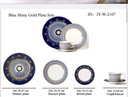 Service Complete 6 personnes  Bleu roi 30pcs 