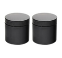 Lot de 100 Pot vide noir mate 250g